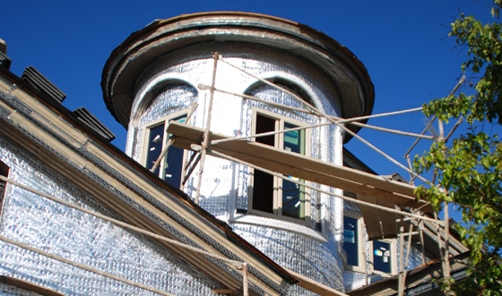 MVW General Contractors Inc. — Low-E Wrap — Turret Tower