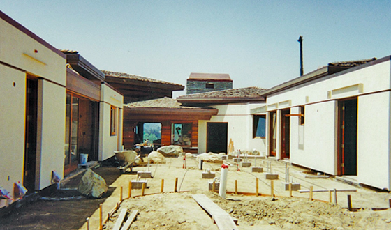 MVW General Contractors Inc. — Estate Courtyard — Under Construction