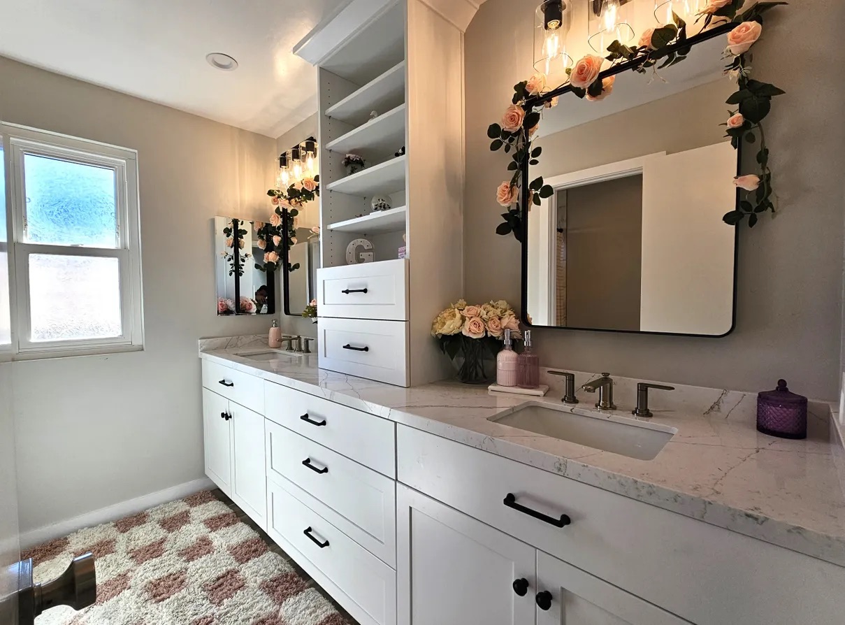 MVW General Contractors — Double Vanity Bath