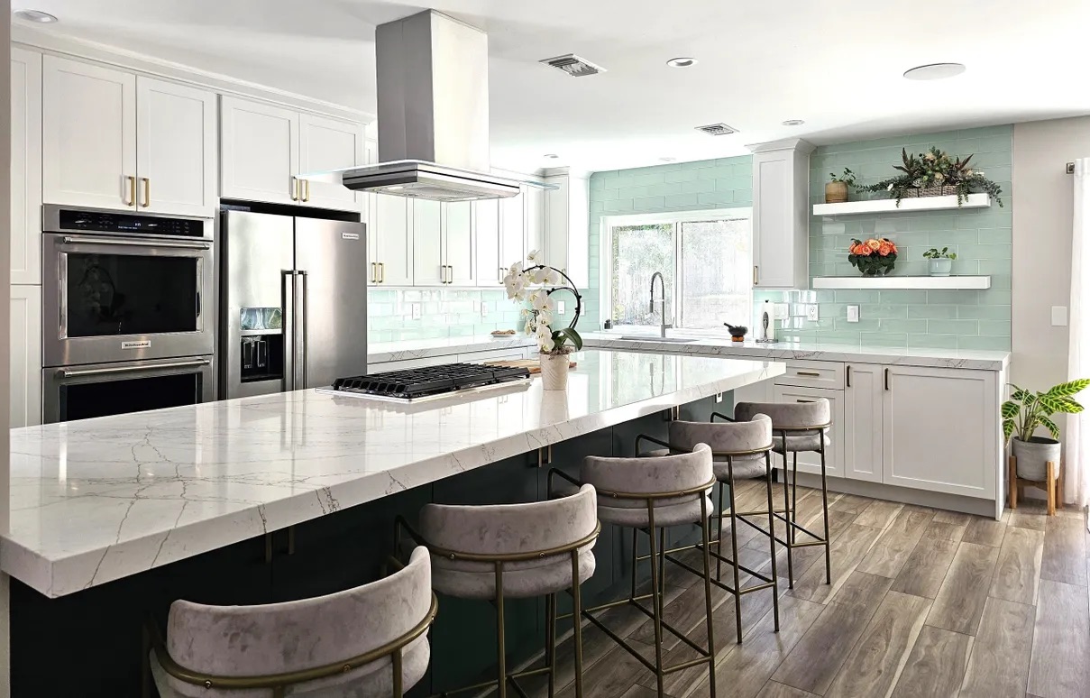MVW General Contractors — Chef's Island Kitchen