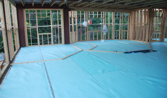 MVW General Contractors Inc. — Low-E Subfloor Vapor Barrier