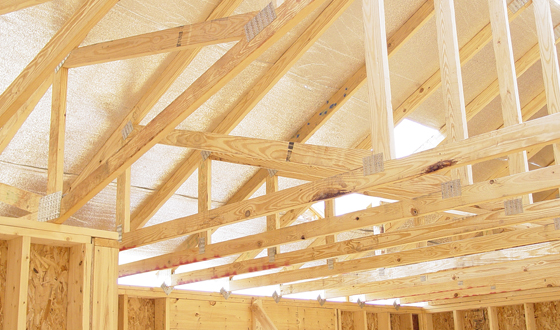 MVW General Contractors Inc. — Low-E Radiant Barrier — Rafters