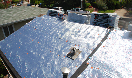 MVW General Contractors Inc. — Low-E Roof Underlayment Install