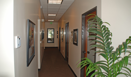 MVW General Contractors Inc. — Corporate Office — Interior Corridor