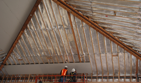 MVW General Contractors Inc. — Low-E Vaulted Ceiling Install