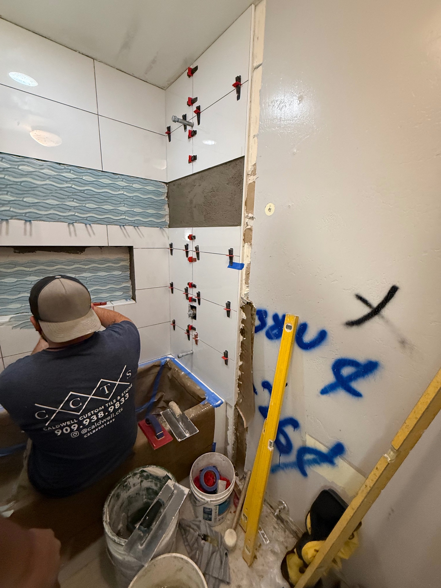 MVW General Contractors — Custom Tile Shower