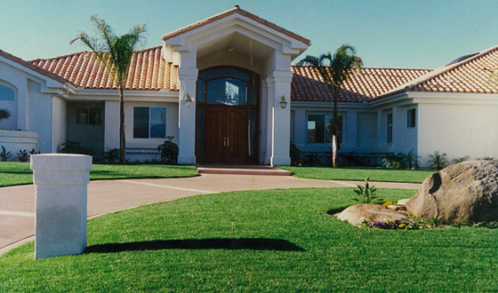MVW General Contractors Inc. — Custom Estate — Grand Portico Entry