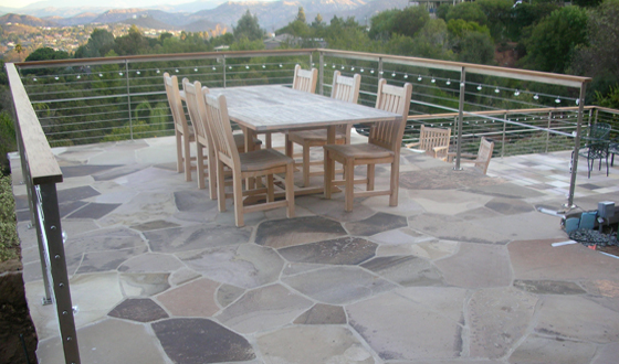 MVW General Contractors Inc. — Flagstone Hilltop Patio